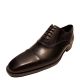 Massimo Emporio Mens Augustine Leather Black Oxfords 10 M