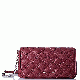 Marc Jacobs Matelasse On Crossbody Chain Wallet Deep Maroon 