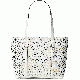 Michael Kors Desi Small Travel Tote Optic White