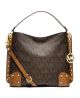Michael Kors 30S4GNRL3B Serena Large Brown Shoulder Bag