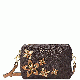 Michael Kors Flowers Pouches Medium Crossbody Camera Brown