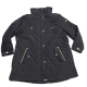 Michael Kors Women Plus Size Hooded Quilted Polyester Anorak Coat Black 2XL Affordable Designer Brands
