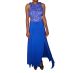 Morgan Company Juniors Lace Side-Cutout A-Li Royal Nude Gown Affordable Designer Brands