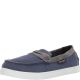 Muk Luks Men's David Navy Canvas Loafers 10 M from Affordable Designer Brands