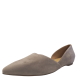 Naturalizer Women's Samantha Flats Leather Grey Fog Suede 9.5W from Affordable Designer Brands