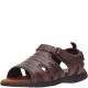 Nunn Bush Mens Rio Grande Two Strap Open Toe  Fisherman Sandals Tan Brown 8W Affordable Designer Brands