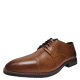 Nunn Bush Mens Fifth Avenue Dress Cap-Toe Oxfords Leather Cognac 8.5 W from Affordable Designer Brands