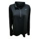 Nike Women's Plus Size Dri Fit 1/4 Zipper Pullover Top (Blac