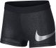 Nike Pro Dri-FIT Sparkle 3" Training Shorts Charcoal Black Mettalic Silver XSmall