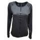 Nike Pro HyperCool Long-Sleeve Top Sweatshirt Charcoal Black Medium