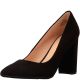 Nine West Astoria Block-Heel Pumps Black Suede 7 M from Affordable Designer Brands
