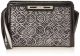 Nine West Shine Show Black Silver Wristlet Handbag
