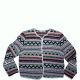 One Hart Juniors' Printed Open-Front Jacket Tribal Rave Large