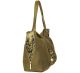 Olivia And Joy Marsala Double Handle Olive with  Dot Print Satchel