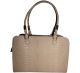 Olivia + Joy Hailey Double Medium Brown Top Handle Satchel Handbag front Affordable Designer Brands