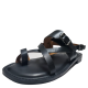 Patricia Nash Women's Fidella Sandals Leather Black 7 M Affordable Designer Brands