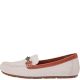Patricia Nash Womens Trevi White Leather Loafers 9 M Affordable Designer Brands side