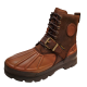 Polo Ralph Lauren Mens Shoes Oslo Duck Leather Lace Up Brown waterproof Rain & Snow Boots Brown 9.5D from Affordable Designer Brands