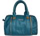Rampage Quilted Teal Satchel handbag front Affordable Designer Brands 