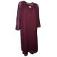 Robbie Bee Women's Crochet Sleeveless Dress with Jacket Wine 24W