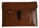Lauren Ralph Lauren Davenport Flat Envelope Tan Crossbody