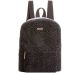 Rampage Animal Printed Black Suede Backpack