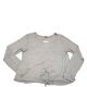 Rebellious One Juniors Long Sleeves Tie-Front Sweatshirt Heather Grey XLarge