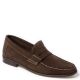 Sandro Moscoloni Sandrino Leo Slip-On Penny Loafers Brown Suede 8.5 D from Affordable Designer Brands