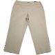 Style & Co Womens Tummy-Control Capri Slim-Leg Pants Stonewall Large