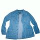 Style & Co Women Long Sleeve Roll-Tab Utility Jacket River Wash Small Affordable Designer Brands