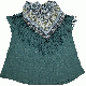 Style & Co. Size T-Shirt with Fringe Scarf Green Nectar Large