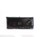 Style & Company Brooke Sequin Evening Black Clutch Front Affordable Designer Brands