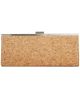 Style & Company Cork Carolyn Frame Natural Clutch