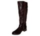 Style Co. Gayge Tall Wide Shaft Riding Boots Chocolate Brown