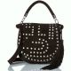 Sam Edelman Heidi Studded Saddle Bag Port Wine Affordable Designer Brands