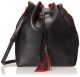 Steve Madden Bgemmaa Bucket Black Bucket Handbag front Affordable Designer Brands