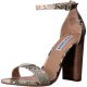 Steve Madden Carrson Women Two-Piece Sandals Grey Snake 7 M Affordable Designer Brands