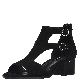 Steven By Steve Madden Womens Eilah Sandals Black Suede