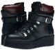 Steve Madden Women's Hiking Flatform Black Boots