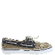 Sperry Mens Bahama 2-Eye Boat Shoes Taupe Navy 
