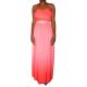 Speechless Juniors Strapless Embellished Ombre Coral Gown Size 11 Affordable Designer Brands