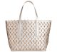 Sondra Roberts Perforated Cutout Tote 