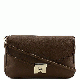 Tommy Hilfiger Postino Casual Leather Convertible Crossbody Taupe Front From Affordable Designer Brands