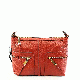 Tommy Hilfiger T Group Leather Hobo Shoulder Handbag Tommy Red