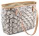 Tommy Hilfiger Coated Canvas Monogram Small Khaki Multicolor Tote