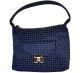 Tommy Hilfiger Postino Monogram Jacquard Navy Lapis Hobo Handbag