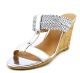 Tommy Hilfiger Eleona Wedge Sandals Silver