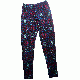 Ultra Flirt Juniors Printed Leggings Black Blue Combo