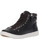 UGG Women's Olive Lace-Up Sneakers Black Leather 6.5M Affordable Designer Brands