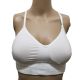 Under Armour Seamless Low-Impact Heat Gear Sports Bra Natural White Medium